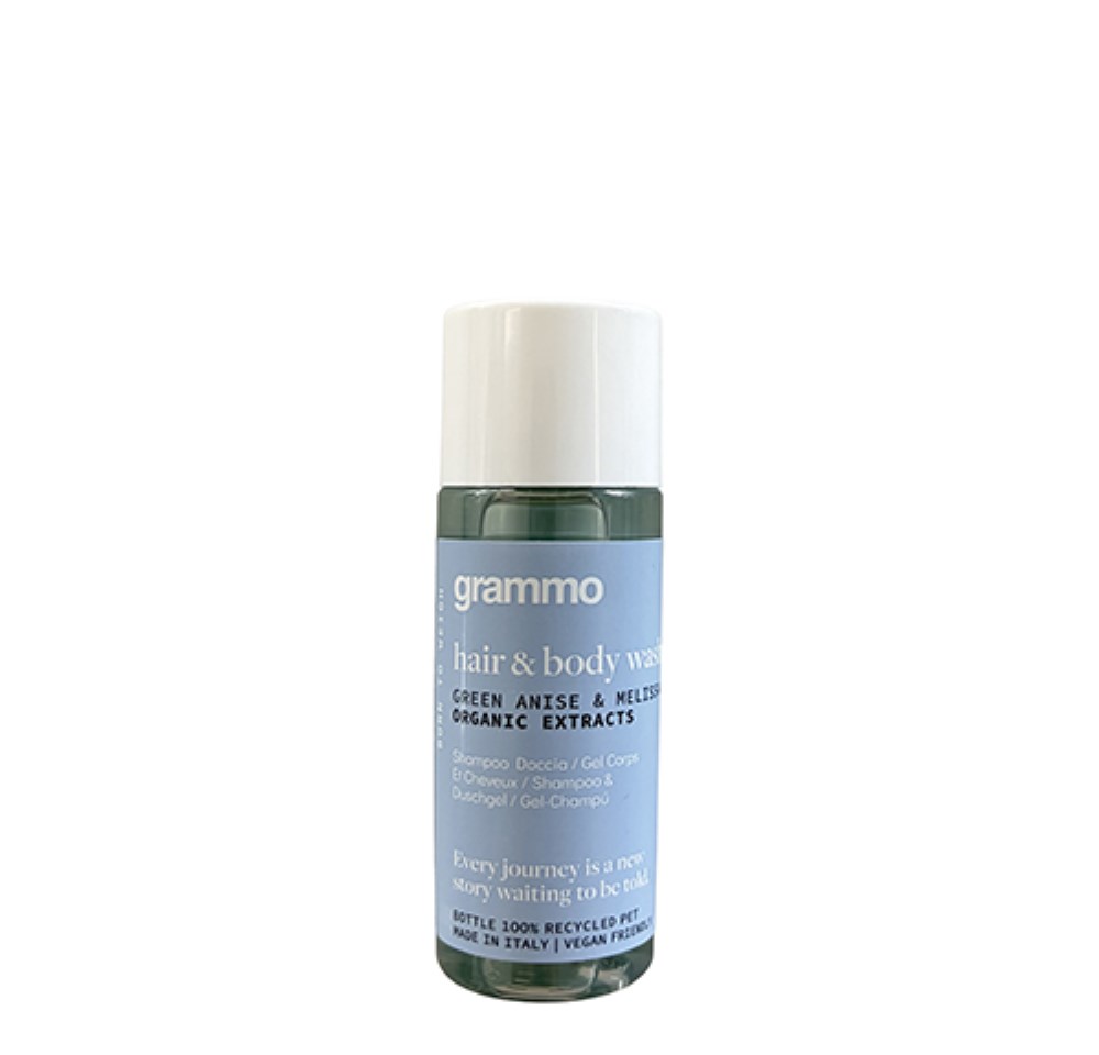 50 Haut- & Haarshampoo 30 ml Ø 2,5 cm · 8 cm "grammo"