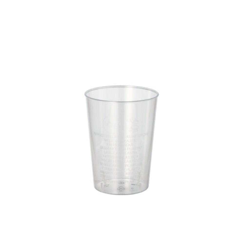 45 Trinkbecher PS 0,07 l Ø 5 cm · 6,5 cm glasklar