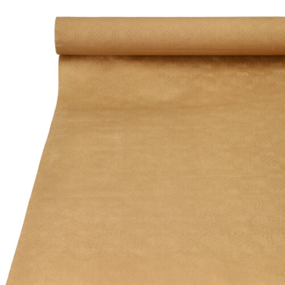 Papiertischtuch mit Damastprägung 25 m x 1 m natur Papiertischtuch mit Damastprägung 25 m x 1 m natur