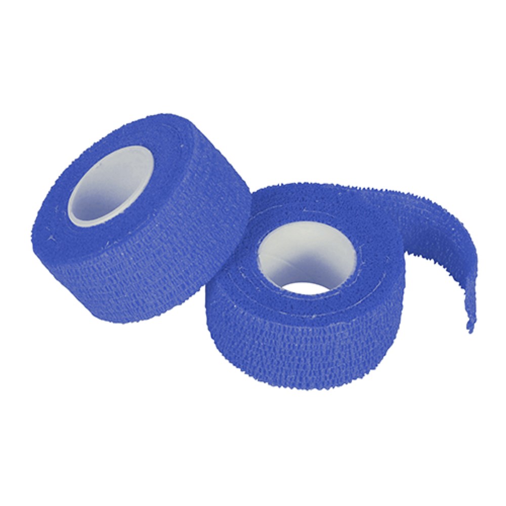 9 Rollen Pflaster / Bandagen selbsthaftend 5 m x 2,5 cm blau