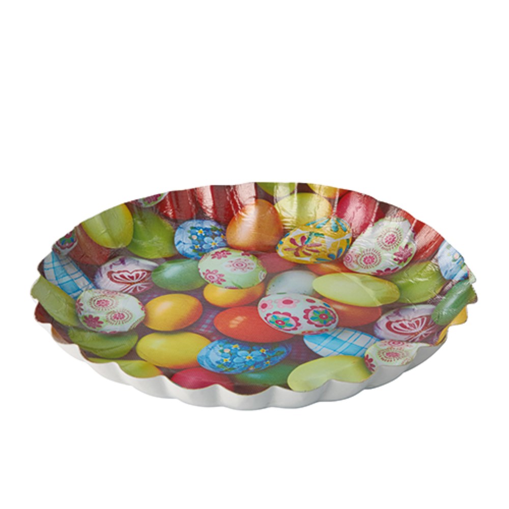 3 Präsentierschalen-Ostern rund Ø 23 cm · 2,5 cm Ostern sortiert