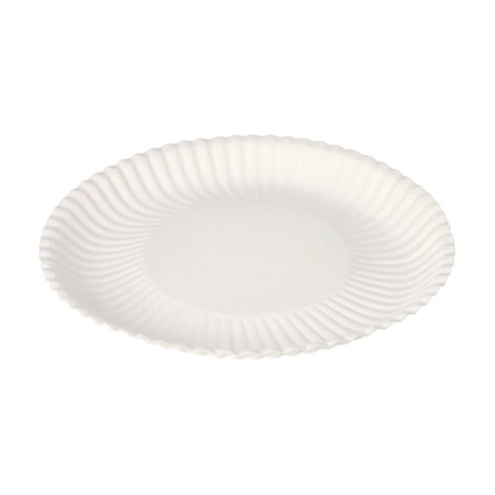 100 Teller tief, Pappe "pure" rund Ø 22 cm · 3 cm