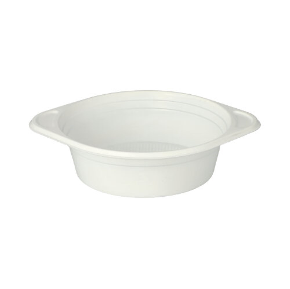 100 Suppenschalen, PP 500 ml Ø 15,6 cm · 4,5 cm weiss mit Anfasser