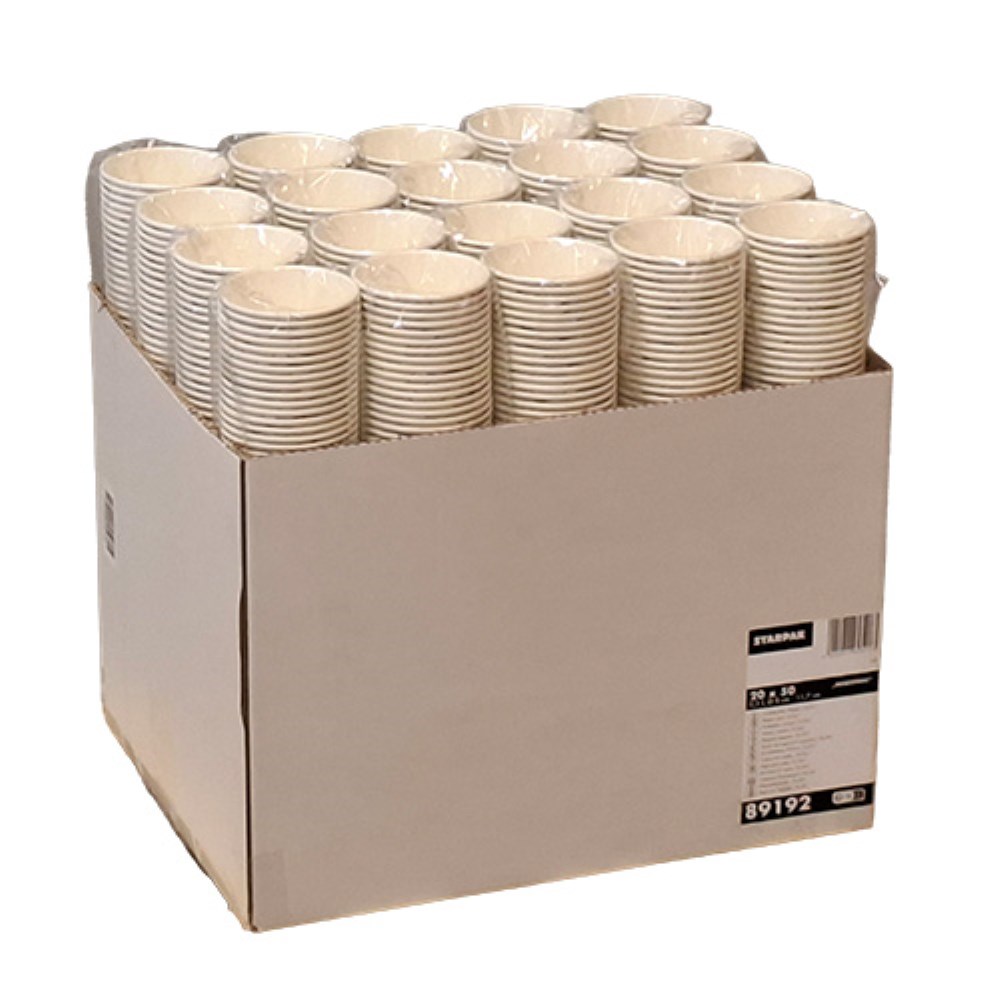 50 Trinkbecher, Pappe "To Go" 0,3 l Ø 8 cm · 11,7 cm "Newsprint"
