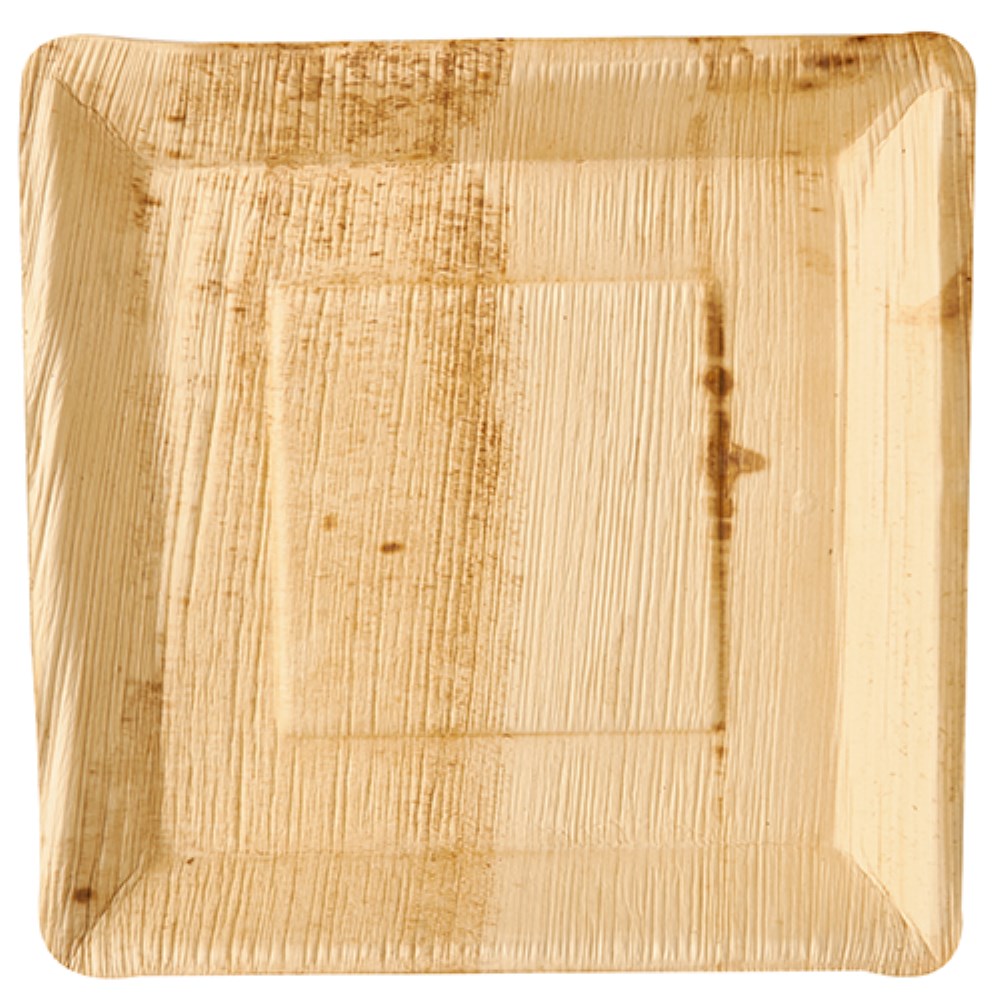 25 Teller, Palmblatt "pure" eckig 25 cm x 25 cm x 2,5 cm 25 Teller, Palmblatt "pure" eckig 25 cm x 25 cm x 2,5 cm