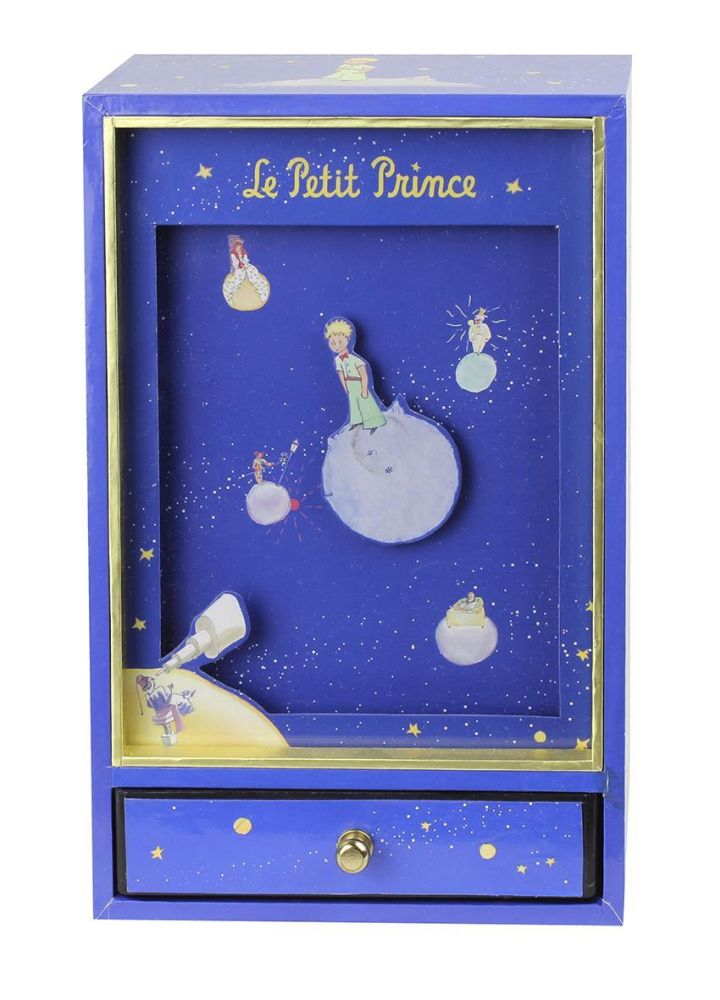 Spieldose Kleiner Prinz© Magnet Blau Gross