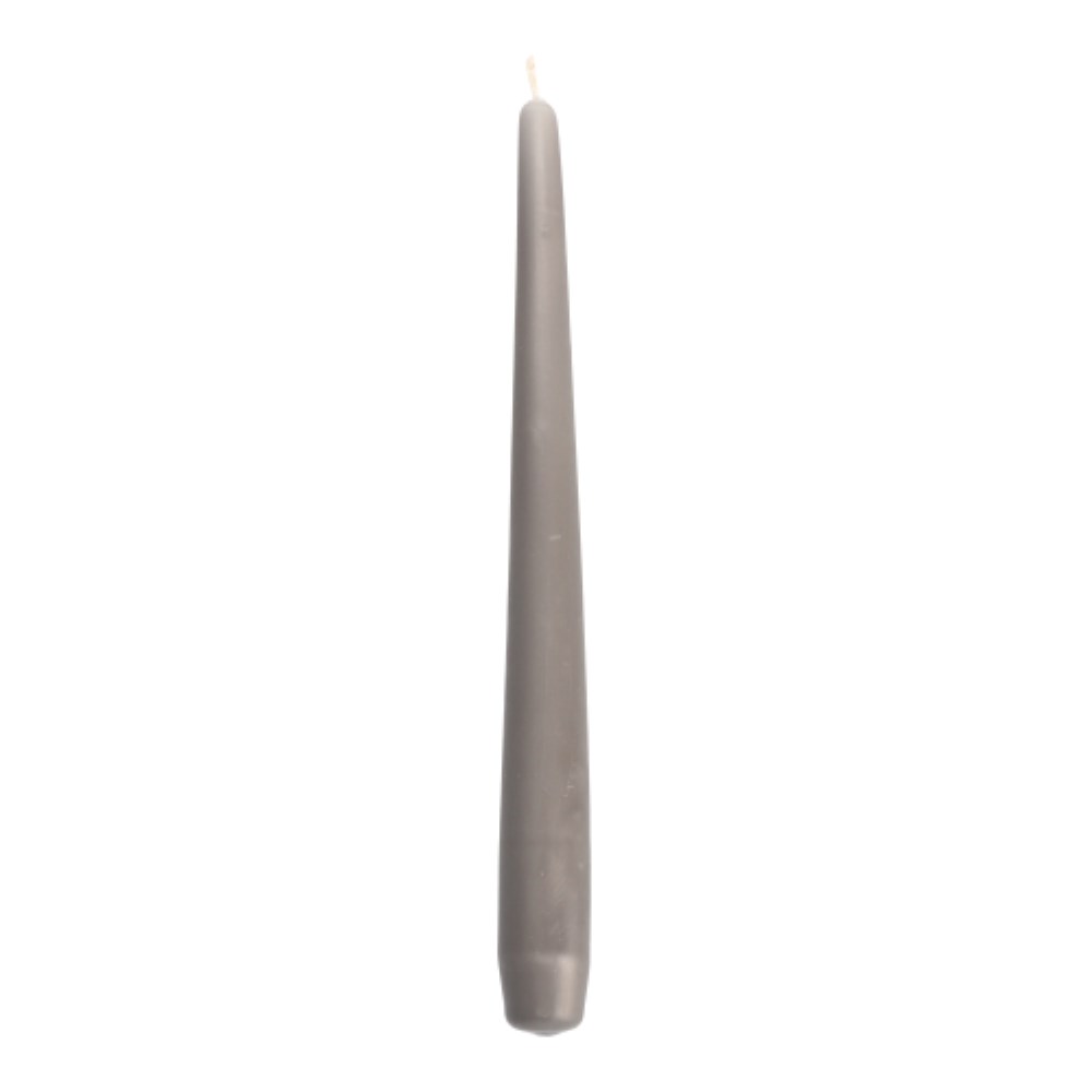 50 Leuchterkerzen Ø 2,2 cm · 25 cm grau