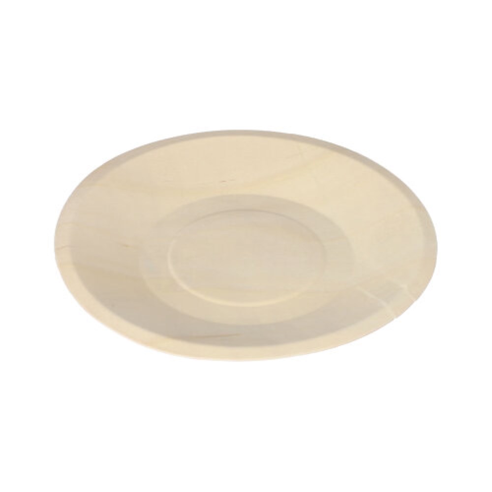 50 Fingerfood - Teller, Holz "pure" rund Ø 19 cm · 2 cm