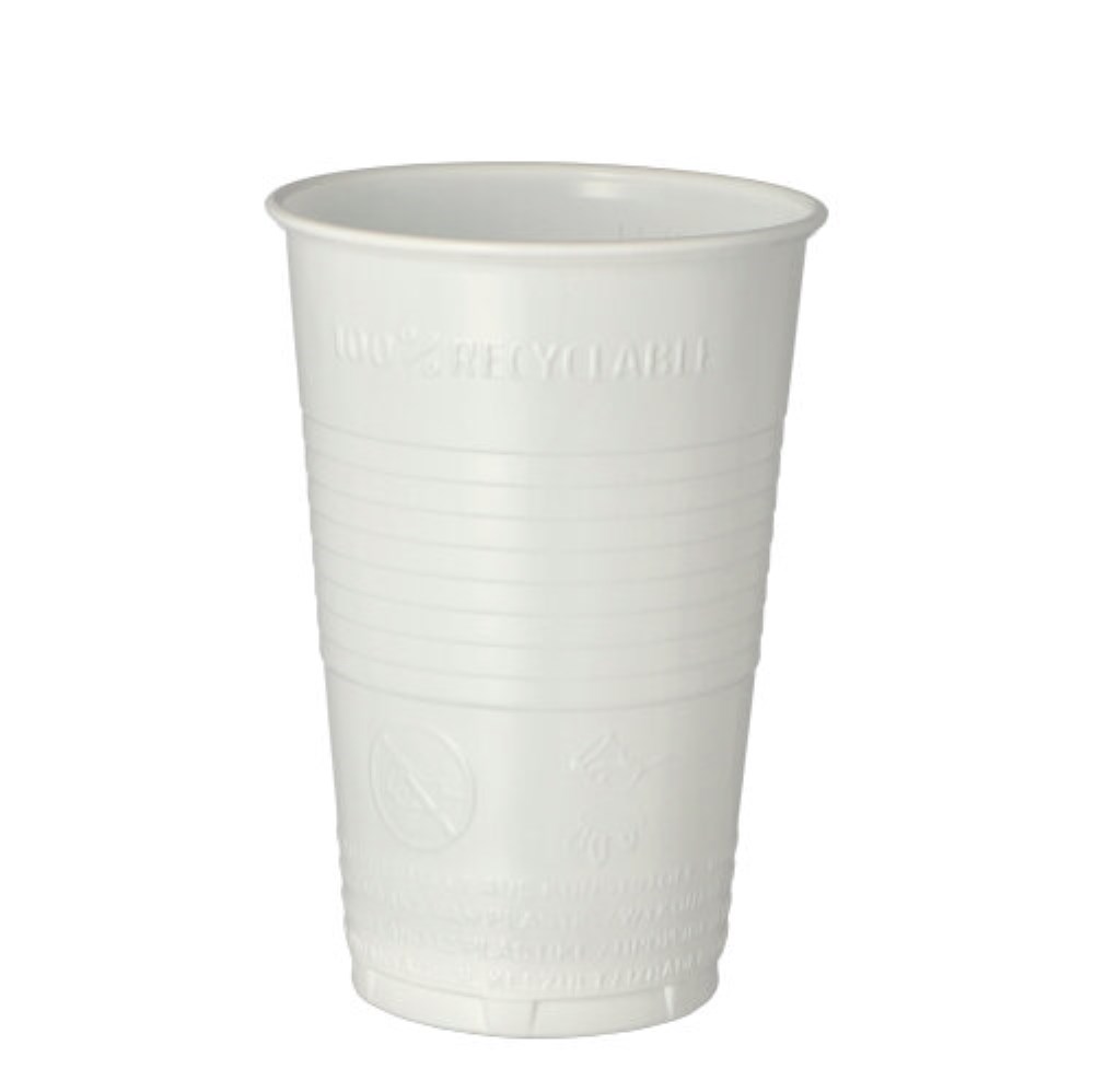 100 Trinkbecher, PP 0,3 l Ø 7,8 cm · 11,3 cm weiss