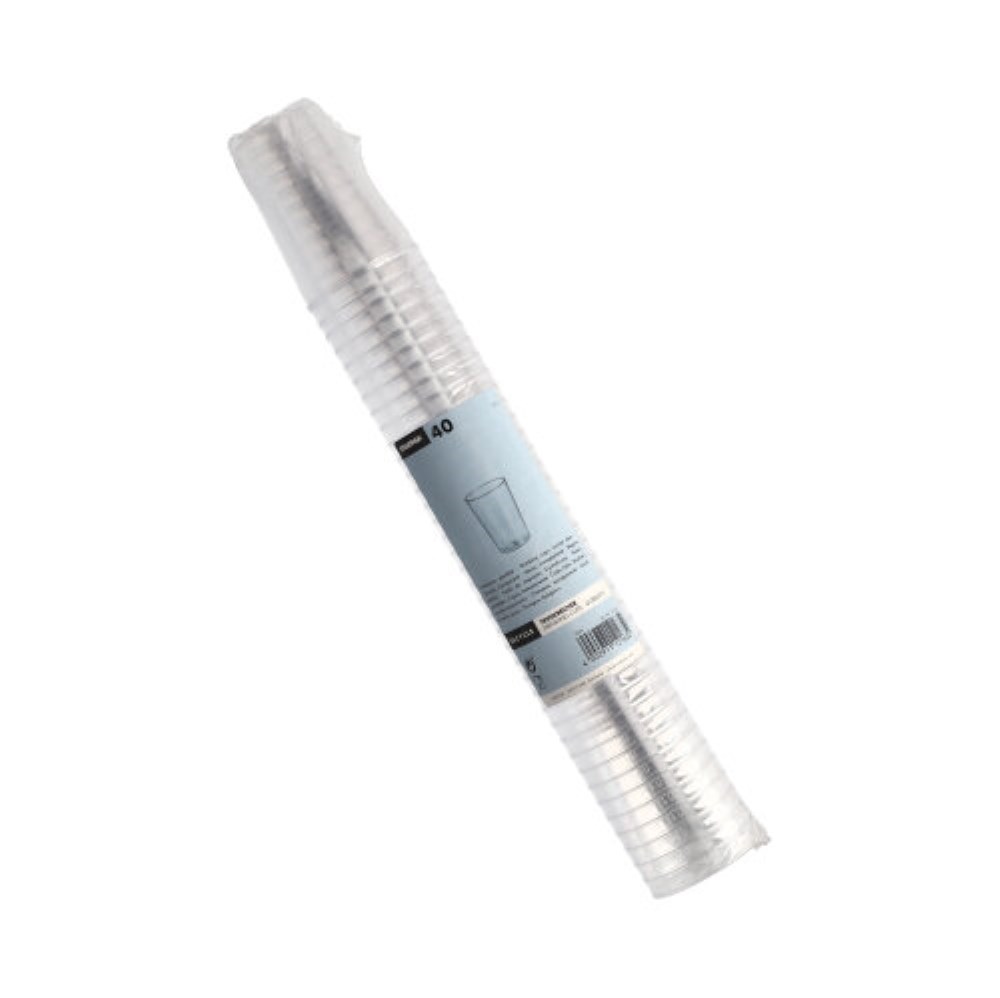 40 Trinkbecher, PS 0,1 l Ø 5,5 cm · 7,5 cm glasklar