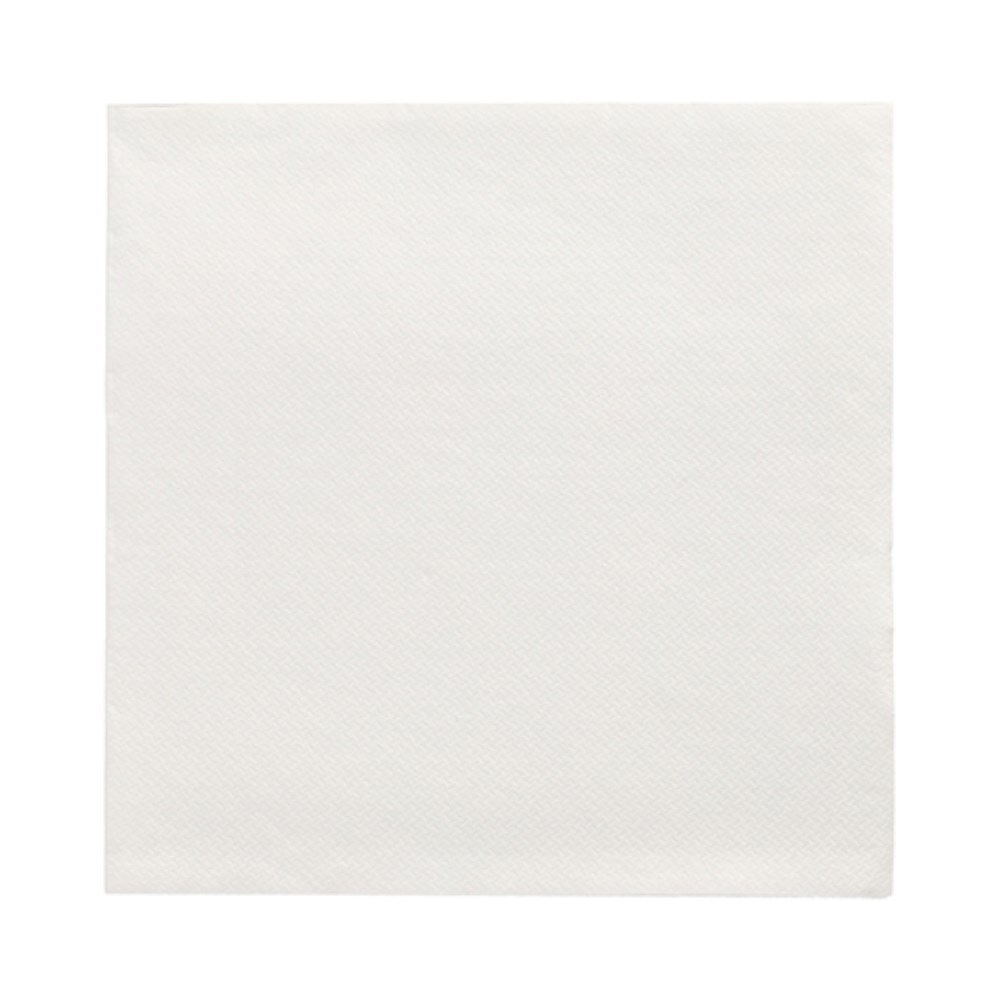 20 Servietten "DAILY Collection" 1/4-Falz 32 cm x 32 cm weiss