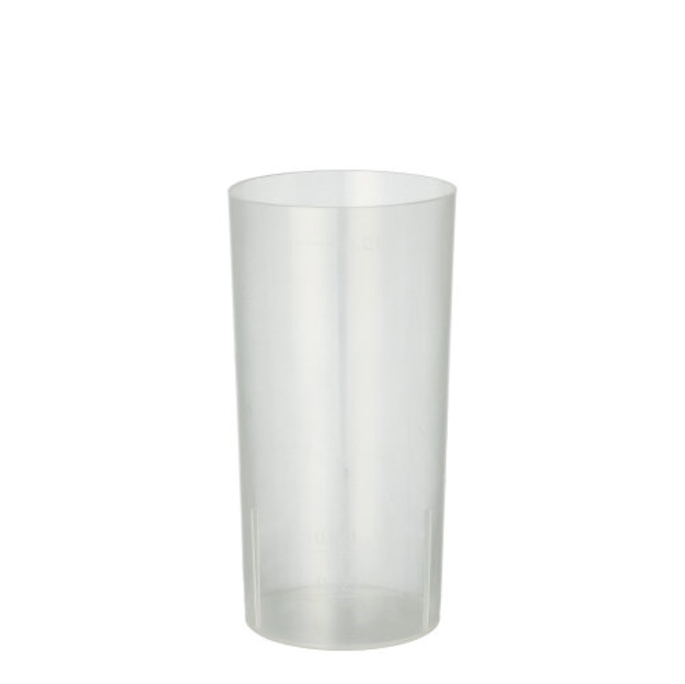 10 Mehrweg-Gläser für Longdrinks PP 0,2 l Ø 5,5 cm · 10,9 cm transluzent