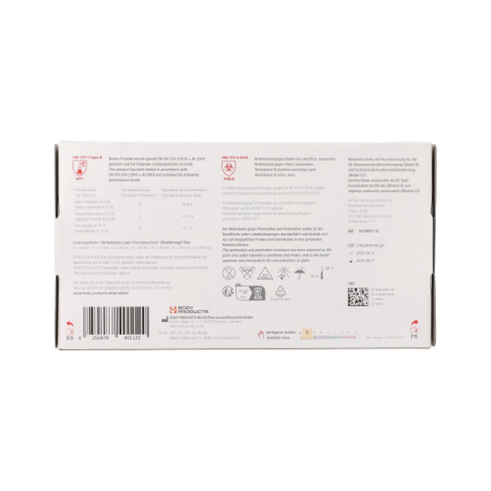 100 "WORK-INN/PS" Handschuhe Nitril puderfrei "White Soft" weiss Größe: S
