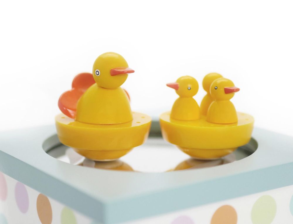 Spieldose Tanzende Enten
