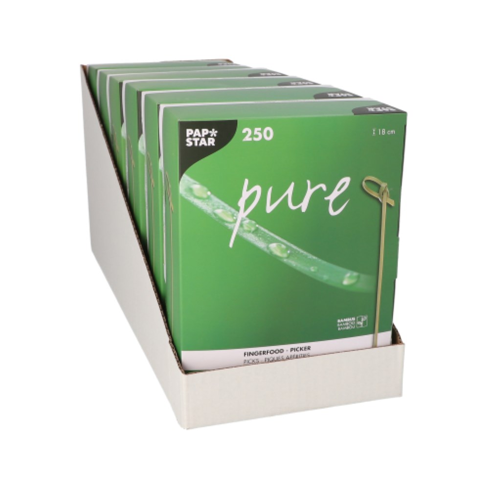 250 Fingerfood - Picker "pure" 18 cm "Knoten"