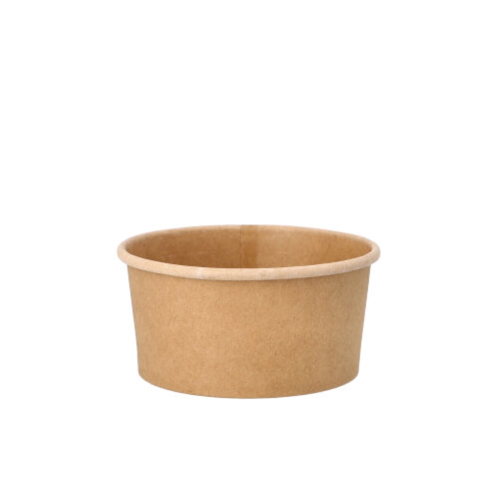 25 Suppenbecher, Pappe 180 ml Ø 9,8 cm · 4,9 cm braun