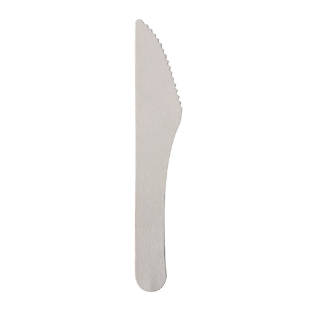 20 Messer, Papier "pure" 15,8 cm weiss