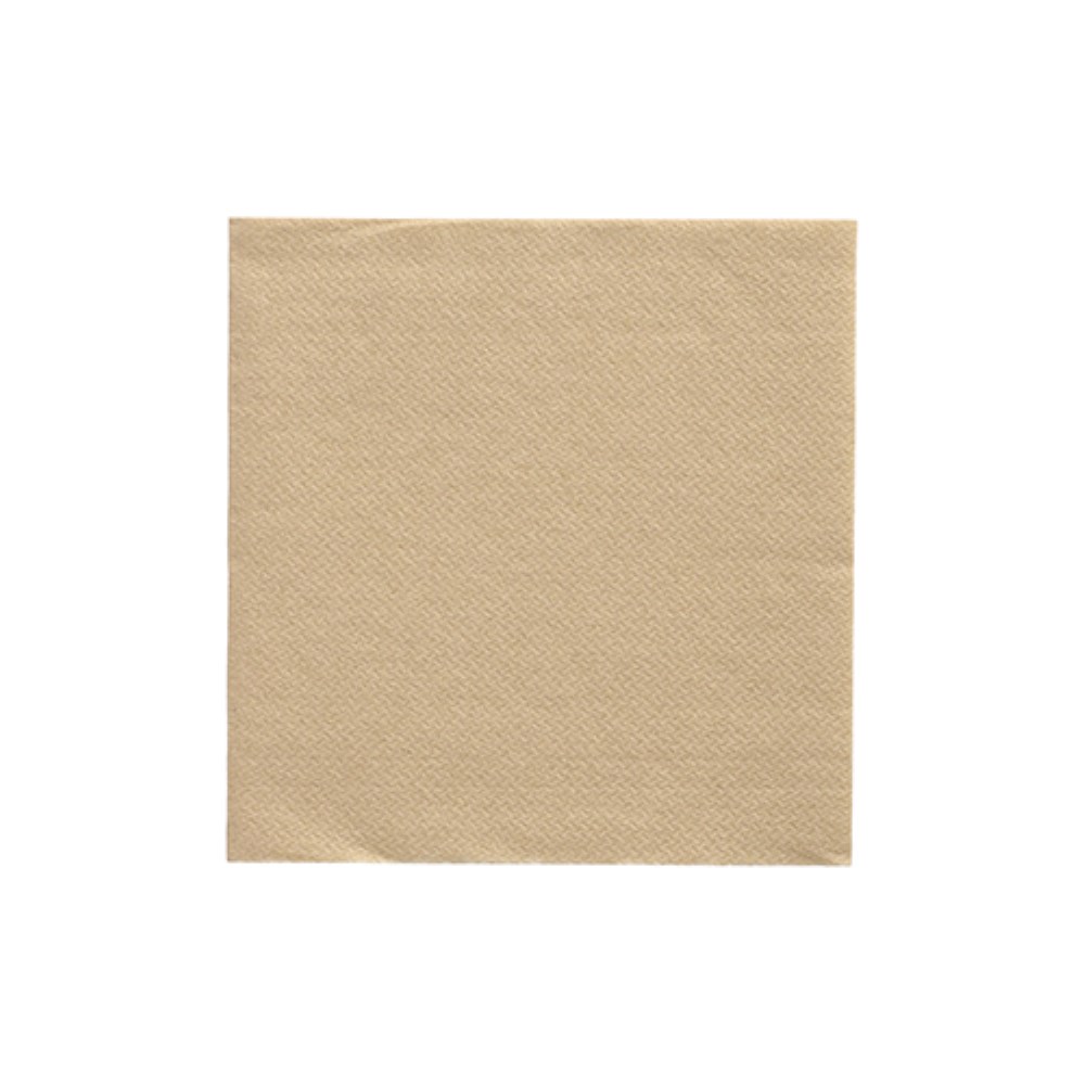 20 Servietten "DAILY Collection" 1/4-Falz 24 cm x 24 cm sand