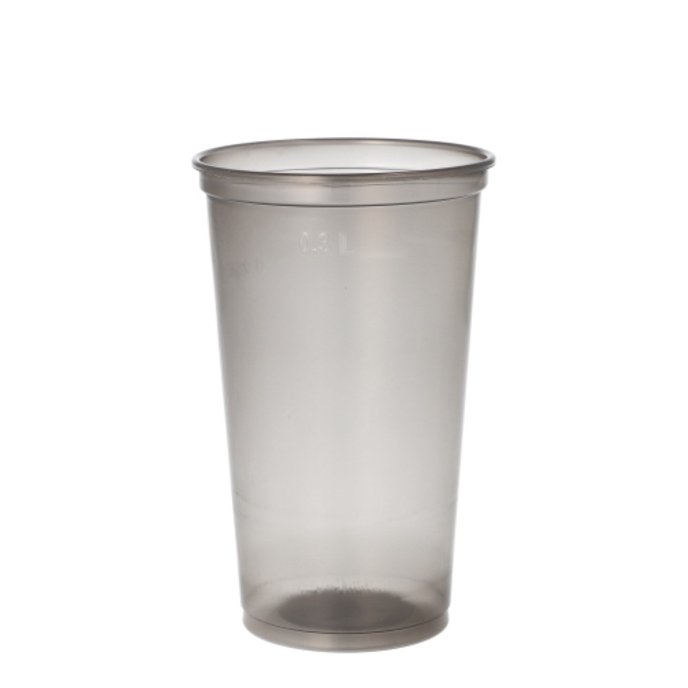 58 Mehrweg-Trinkbecher PP 0,3 l Ø 7,8 cm · 12,6 cm grau