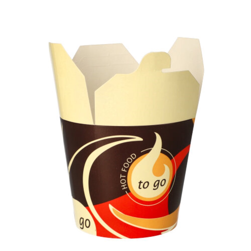 50 Snackboxen "To Go" rund 750 ml 9,6 cm x 9,8 cm x 8,6 cm
