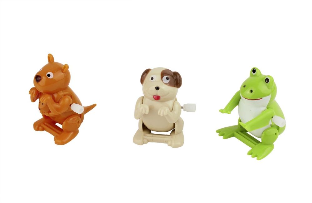 Hüpftiere - Aufziehspielzeug - kleines Geschenk