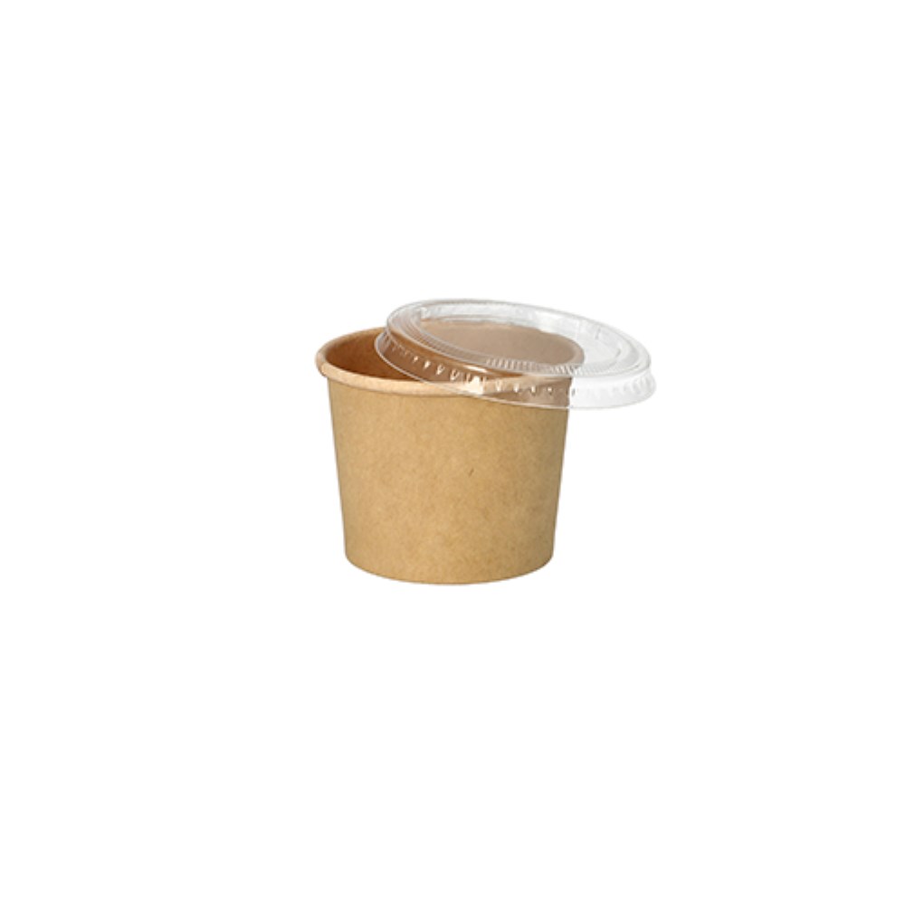50 Portionsbecher, Pappe 60 ml Ø 6 cm · 4,9 cm braun