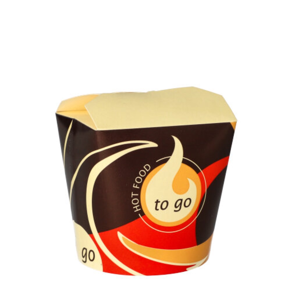 50 Snackboxen "To Go" rund 750 ml 9,6 cm x 9,8 cm x 8,6 cm