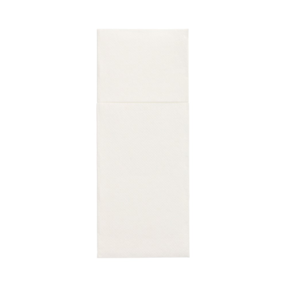 50 Servietten "ROYAL Collection" 40 cm x 30 cm weiss mit Besteckfalz