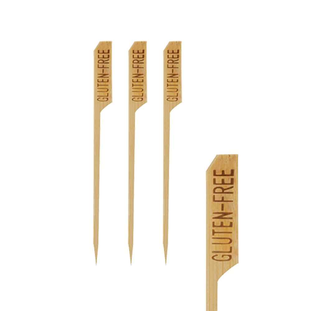 250 Fingerfood - Spieße "pure" 12 cm "GLUTEN-FREE"