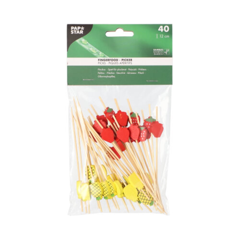 40 Fingerfood - Picker 12 cm "Fruit"