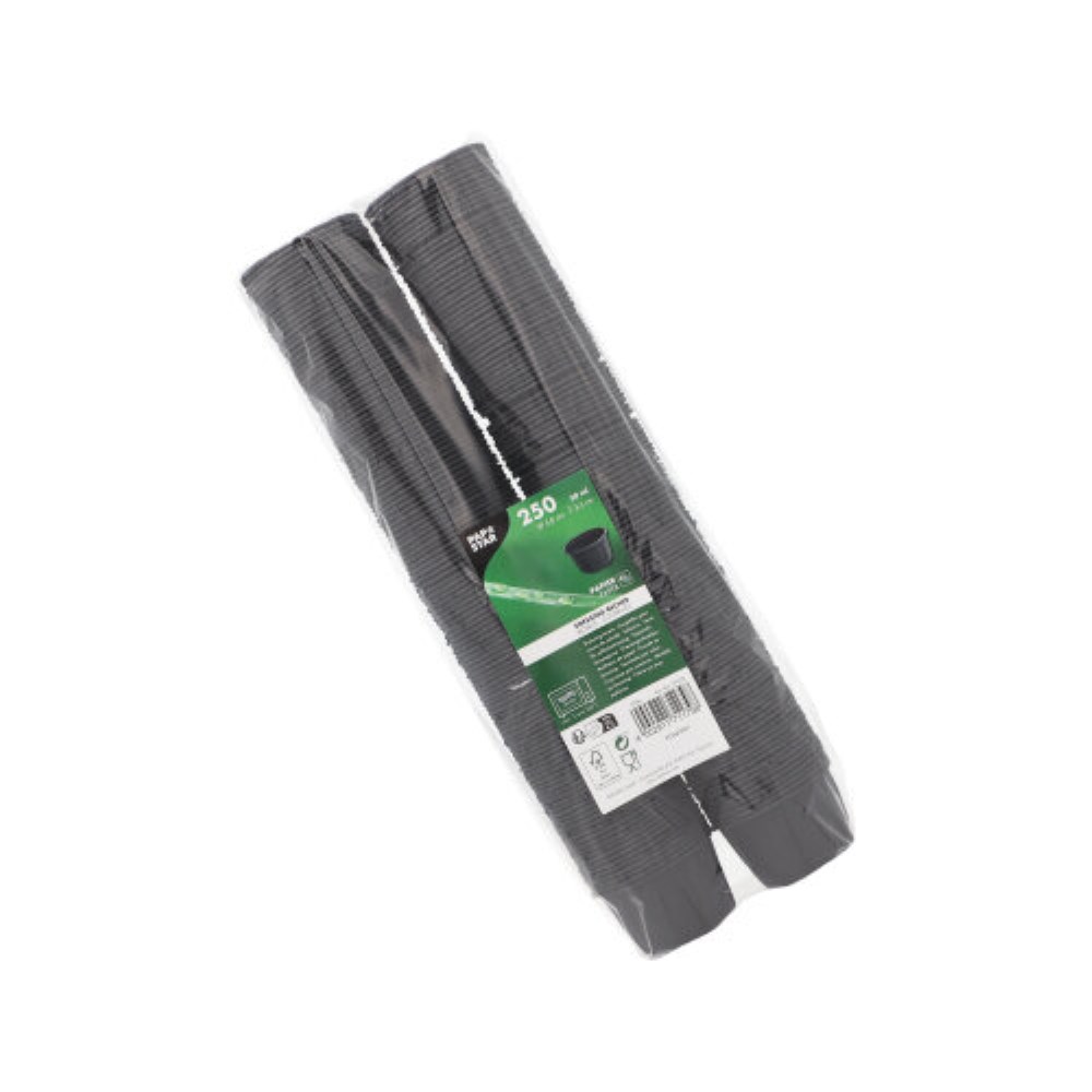 250 Dressingbecher, Papier 50 ml Ø 5,8 cm · 3,5 cm schwarz