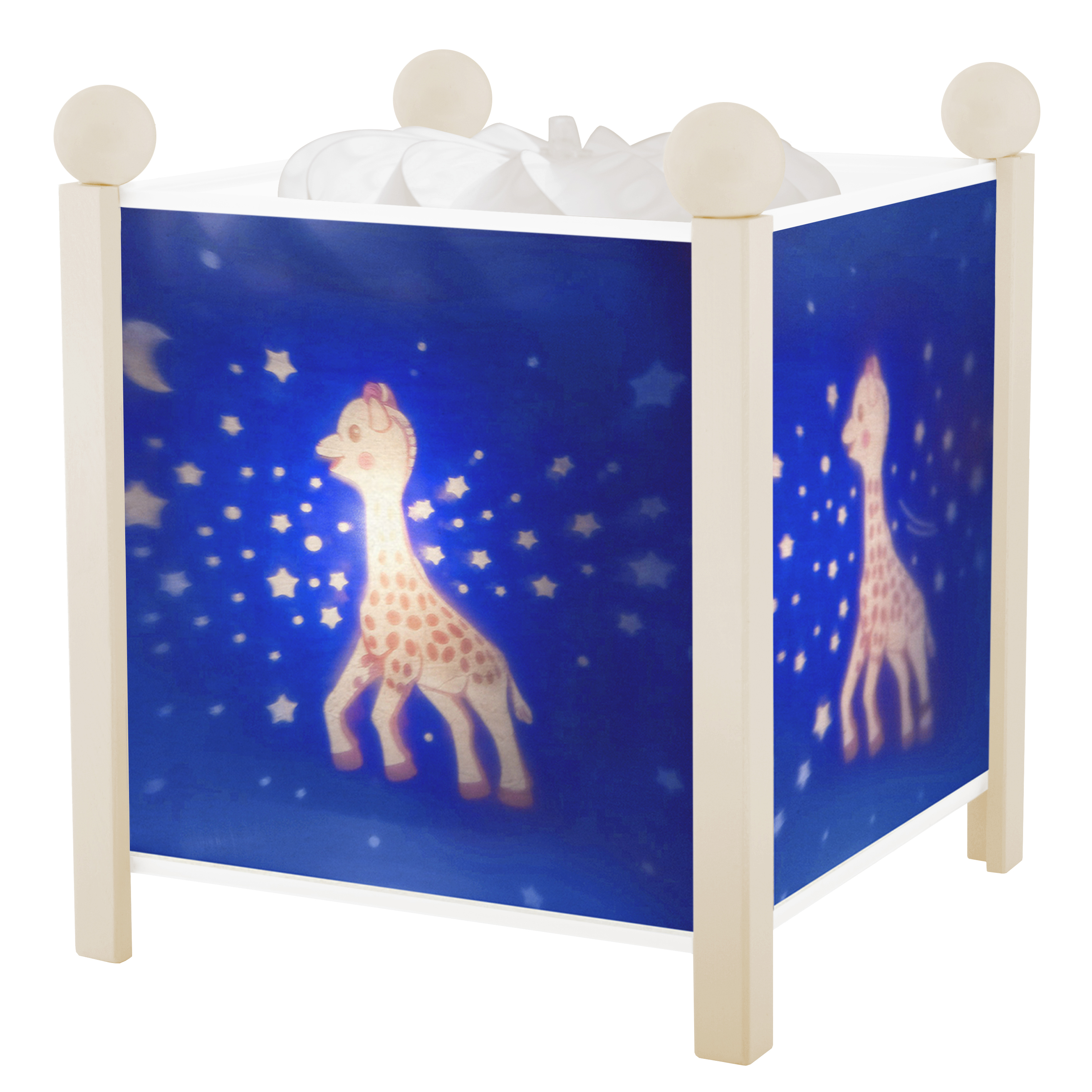 Nacht Licht - Magische Laterne Sophie the giraffe© Milchstraße - Weiss 12V