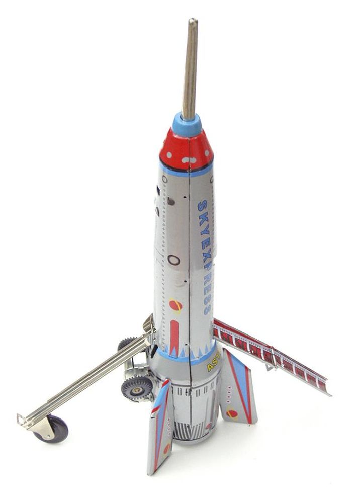 Blechspielzeug Rakete 39 cm -  Vintage Toy - Sammlerstück