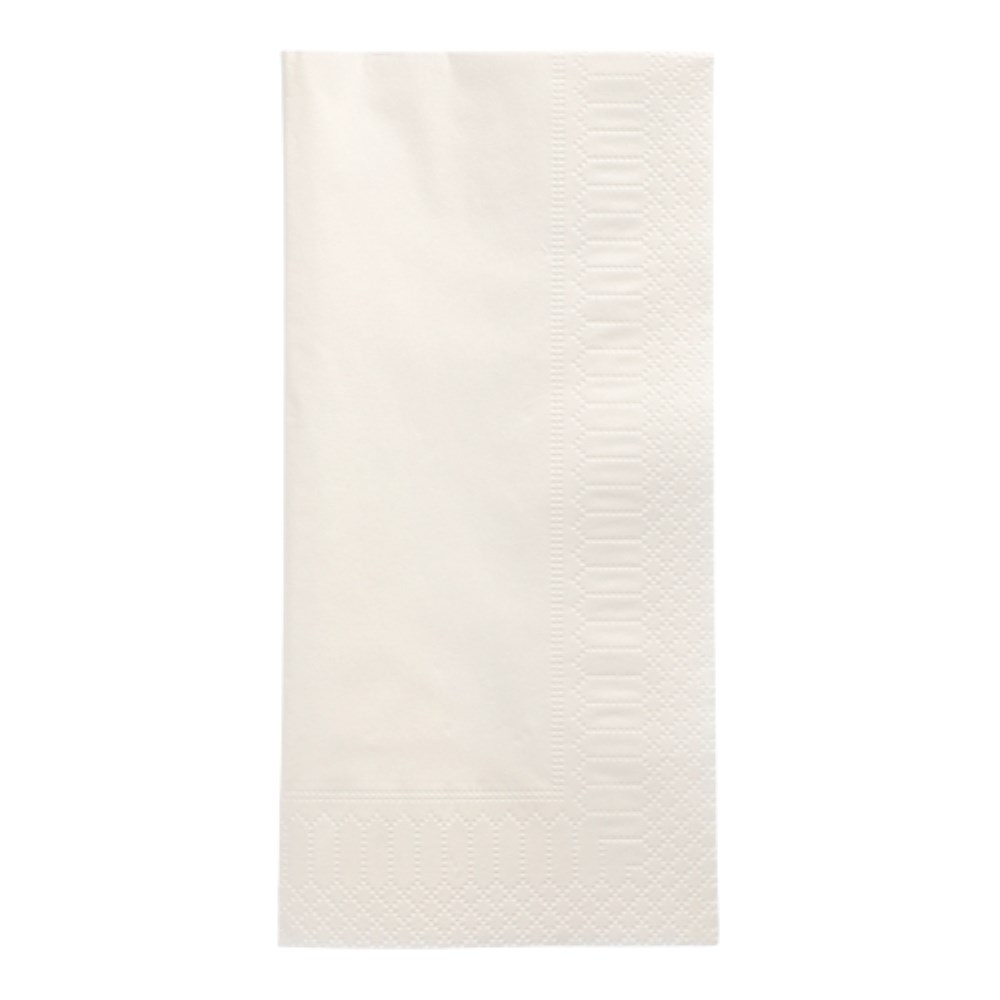 250 Servietten, 3-lagig 1/8-Falz 40 cm x 40 cm weiss