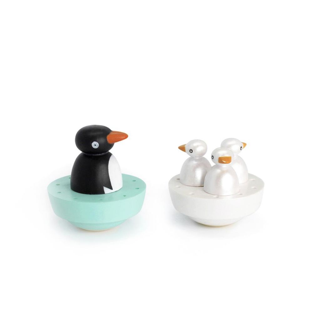 Spieldose Tanzende Pinguine
