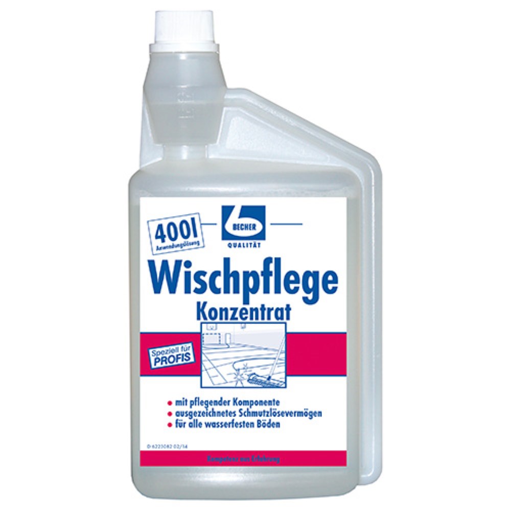 "Dr. Becher" Wischpflege Konzentrat 1 l Dosierflasche "Dr. Becher" Wischpflege Konzentrat 1 l Dosierflasche