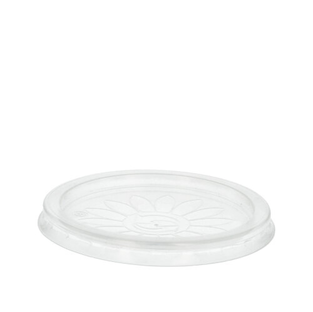 25 Deckel, PP "To Go" rund Ø 11,5 cm transparent