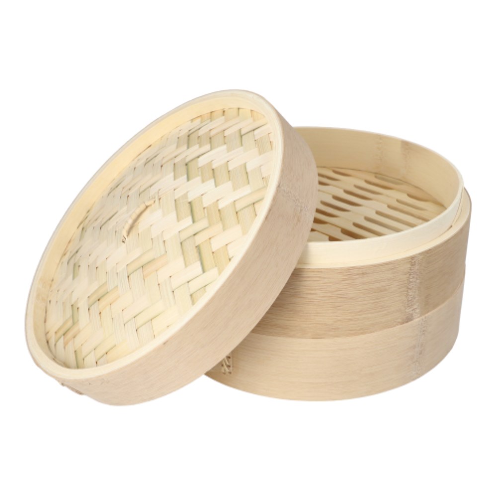Dampfgarer Bambus "ASIA" Ø 25 cm · 16 cm 3-teilig
