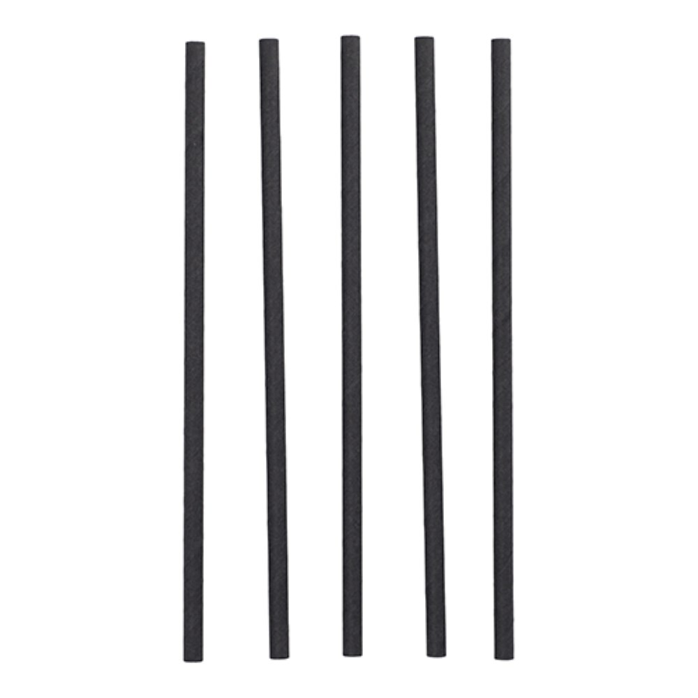500 Shake-Halme Papier Ø 8 mm · 25 cm schwarz