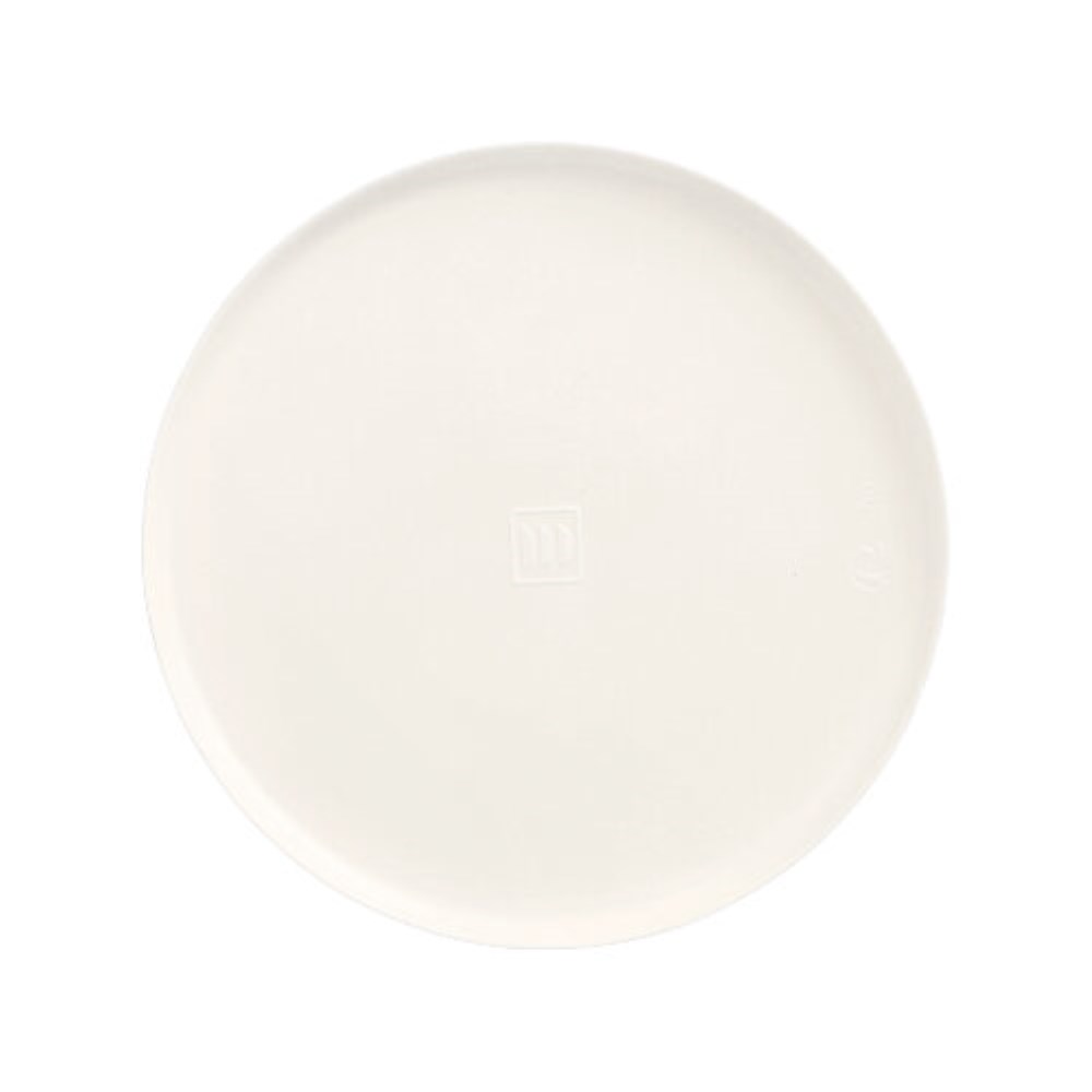 6 Teller Zuckerrohr "pure" rund Ø 16 cm · 1 cm weiss "Cella"