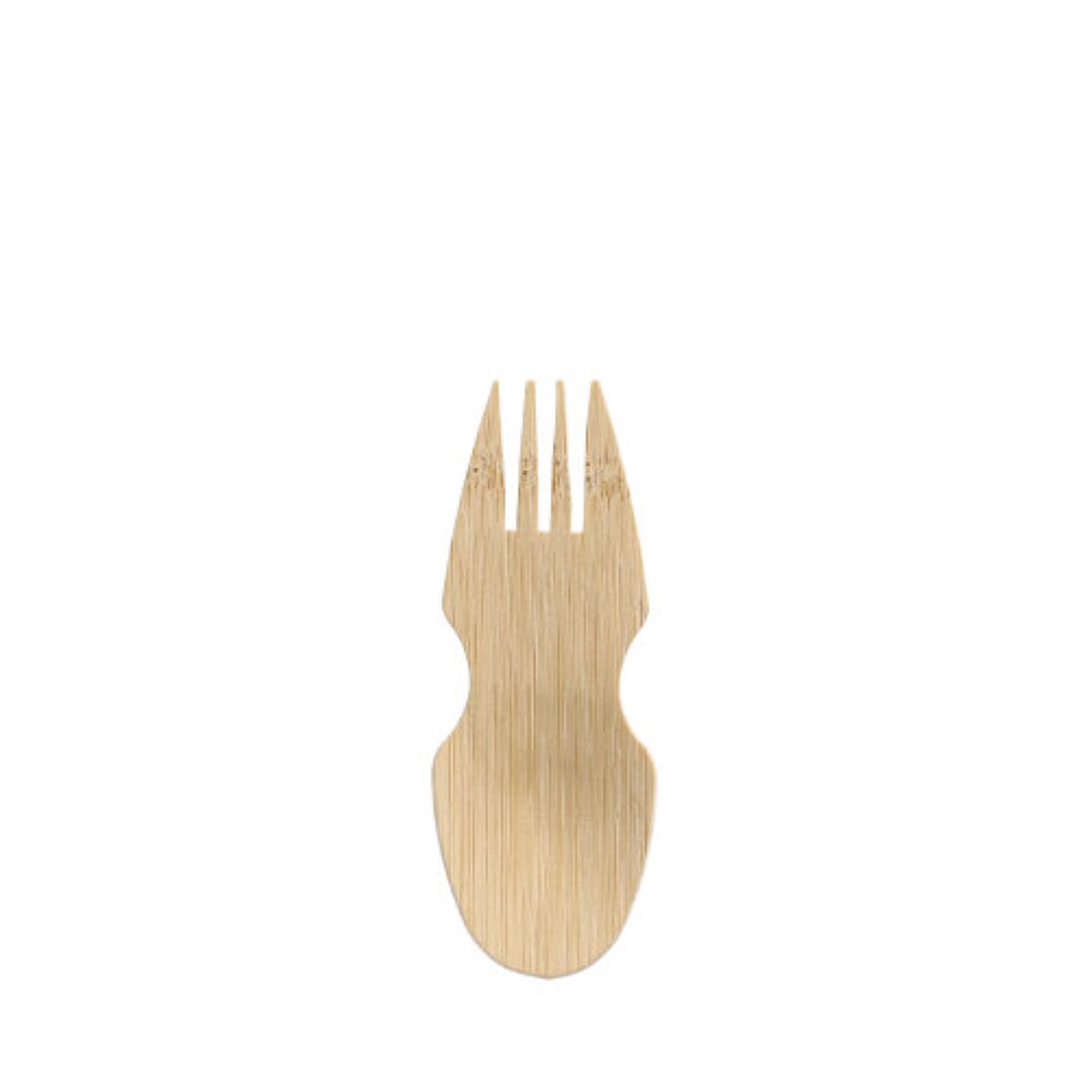 50 Fingerfood - Göffel, Bambus "pure" 8,5 cm