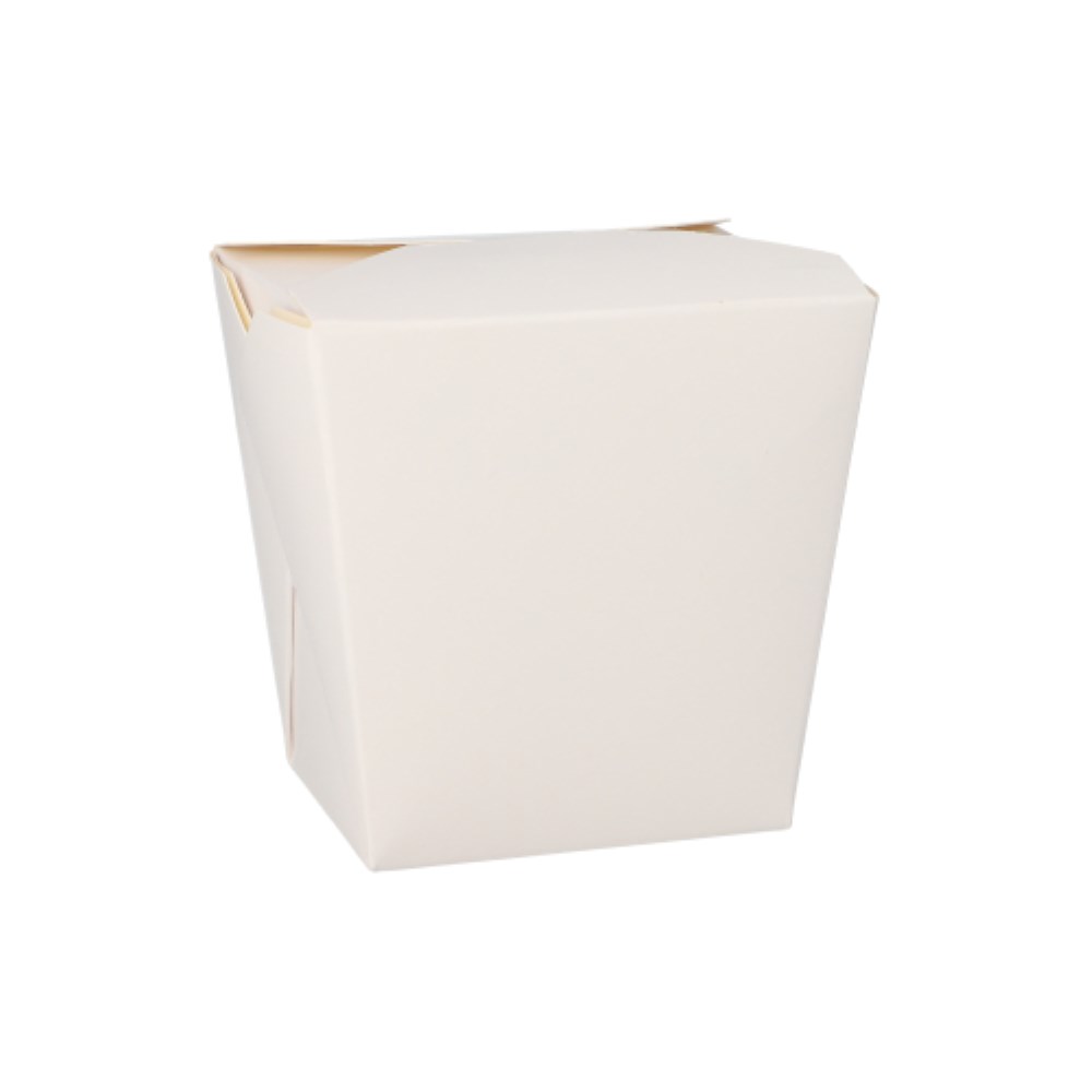 50 Snackboxen "ASIA" eckig 770 ml 10,3 cm x 8 cm x 6,6 cm weiss
