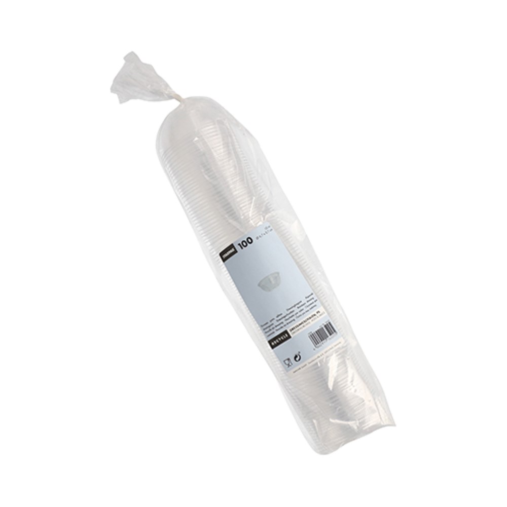 100 Dressingschalen, PS 50 ml Ø 6,7 cm · 2,7 cm klar