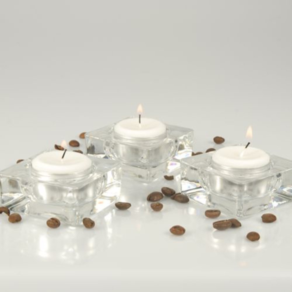 100 Teelichte Ø 38 mm · 22 mm weiss · mit langer Brenndauer 8 h