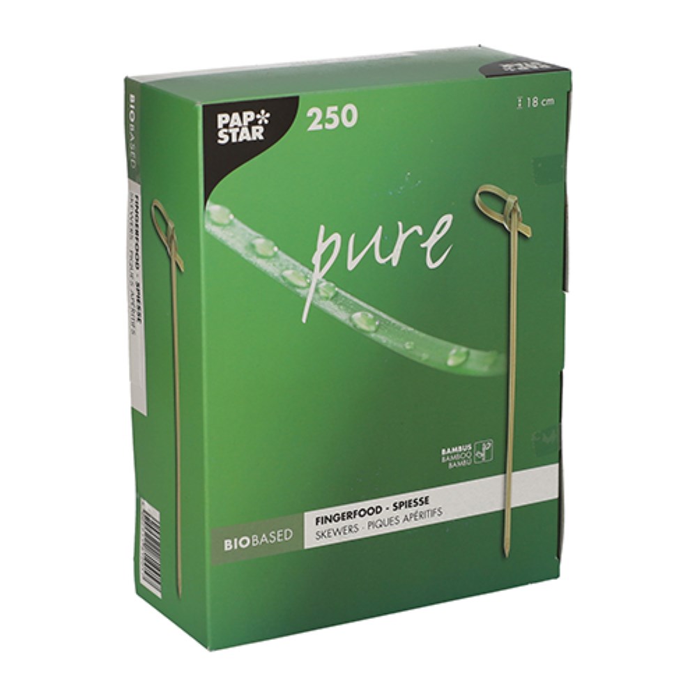 250 Fingerfood - Picker "pure" 18 cm "Knoten"