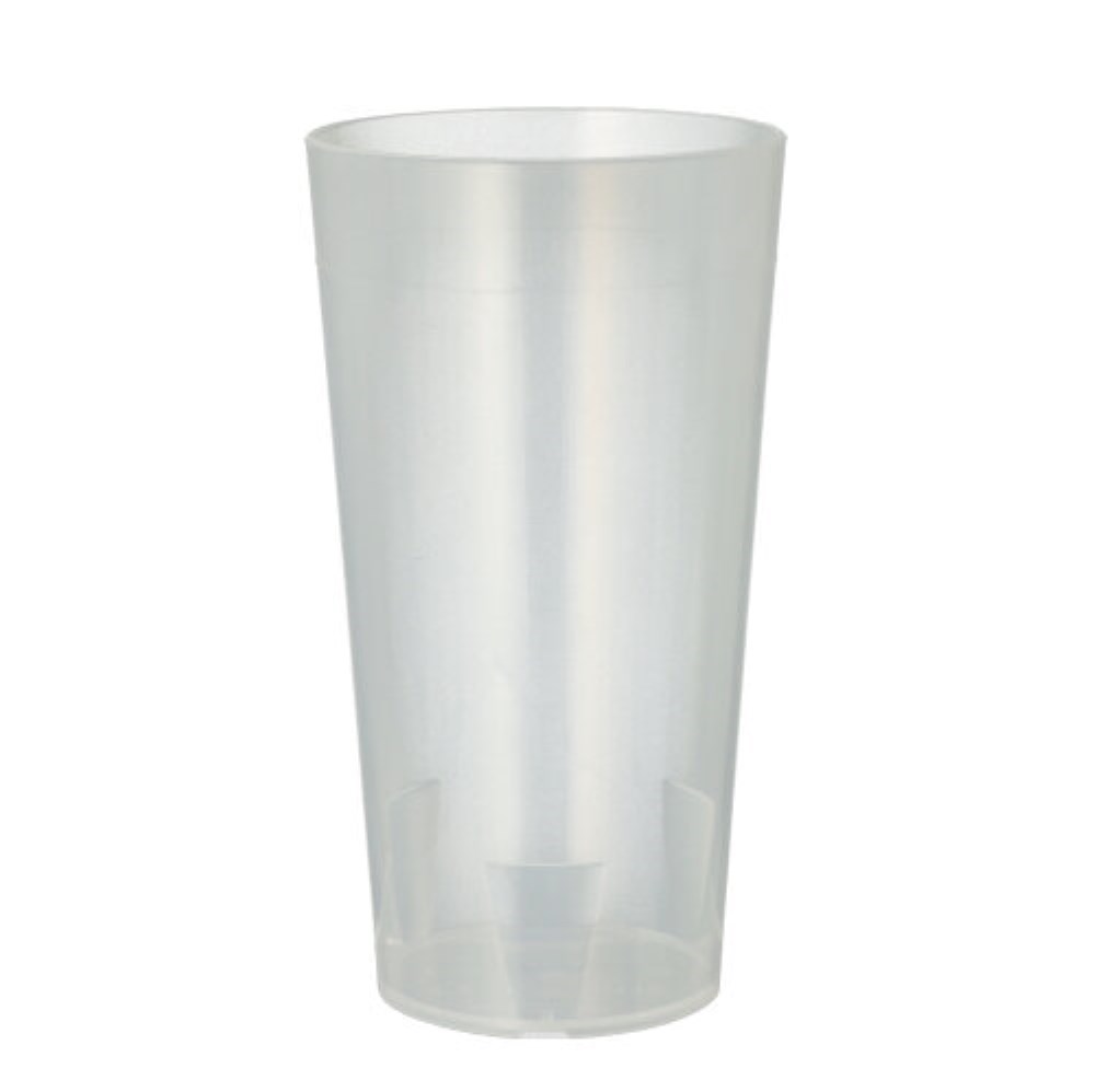 10 Mehrweg-Trinkbecher 0,4 l Ø 7,5 cm · 14,5 cm transluzent