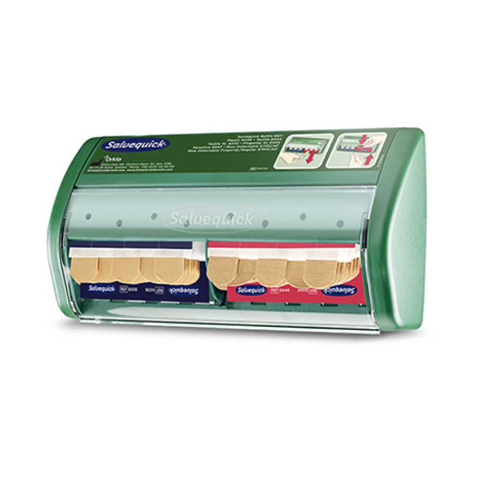 "Cederroth" Salvequick, Pflasterspender 11,4 cm x 22,6 cm x 5,4 cm grün "Cederroth" Salvequick, Pflasterspender 11,4 cm x 22,6 cm x 5,4 cm grün