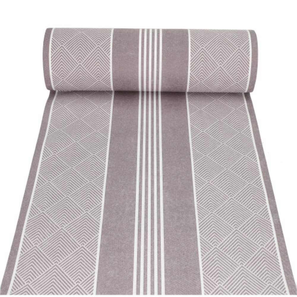 Tischläufer, stoffähnlich, PV-Tissue Mix "ROYAL Collection" 24 m x 40 cm braun "Elegance" Tischläufer, stoffähnlich, PV-Tissue Mix "ROYAL Collection" 24 m x 40 cm braun "Elegance"