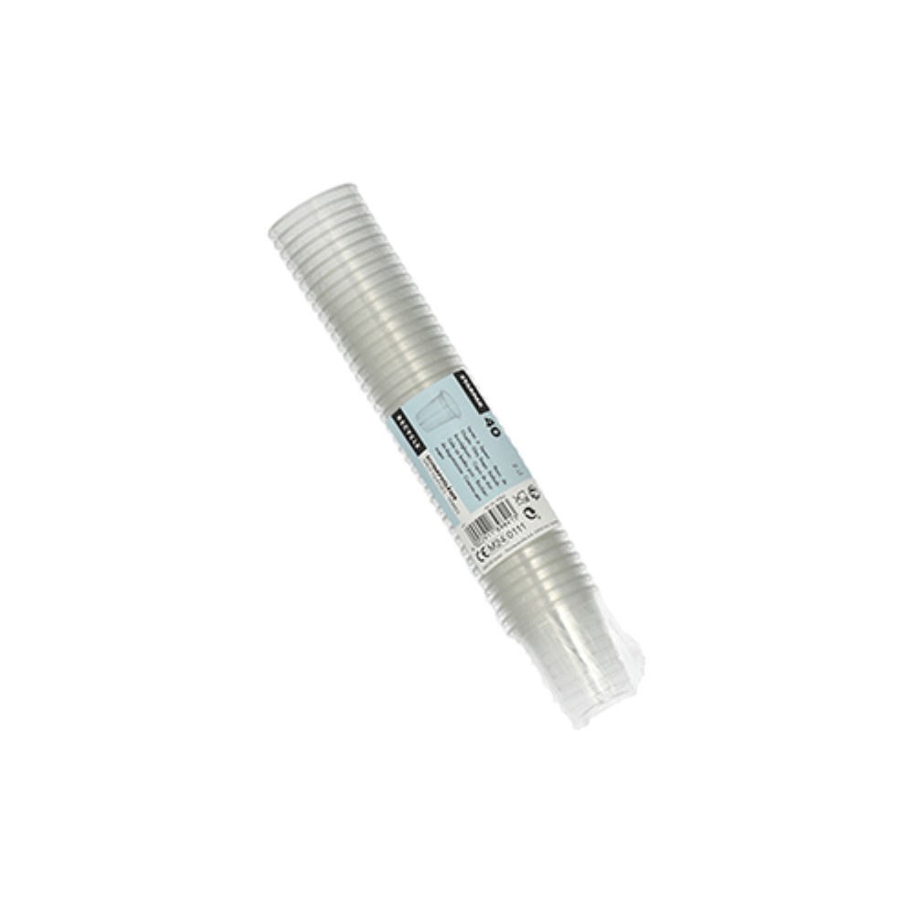 40 Gläser für Schnaps, PET 2 cl Ø 3,9 cm · 4 cm glasklar