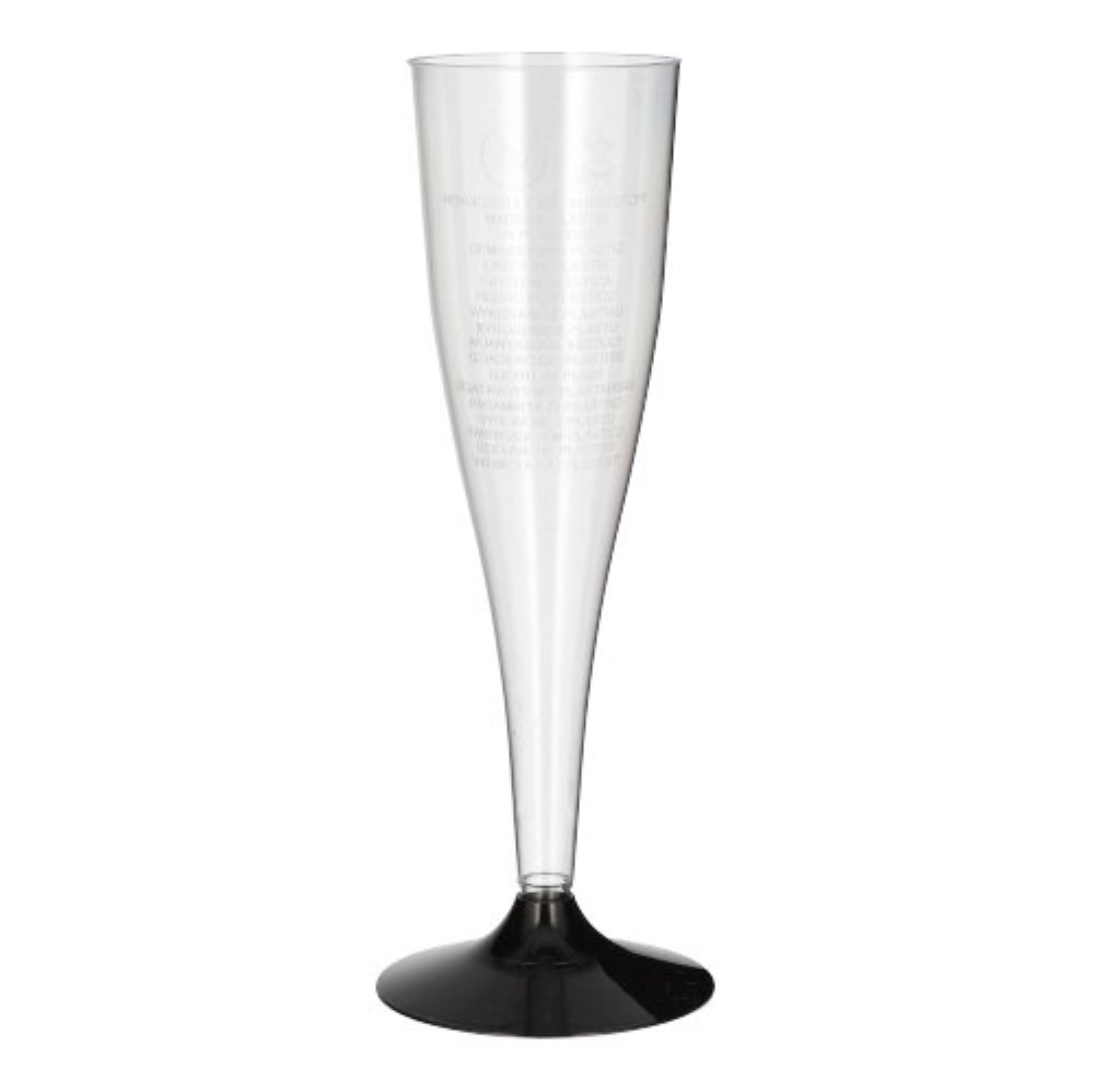 20 Stiel-Gläser für Sekt, PS 0,1 l Ø 5 cm · 17,5 cm glasklar 20 Stiel-Gläser für Sekt, PS 0,1 l Ø 5 cm · 17,5 cm glasklar